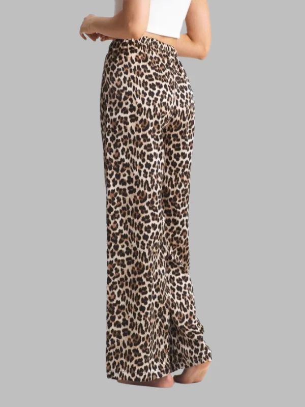 Soft Stretch Leopard Pants - Image 4