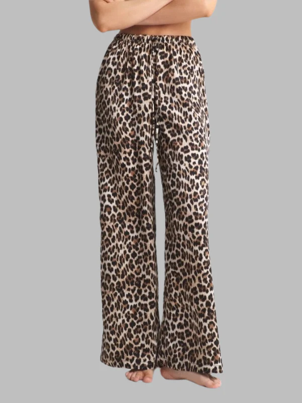Soft Stretch Leopard Pants - Image 5