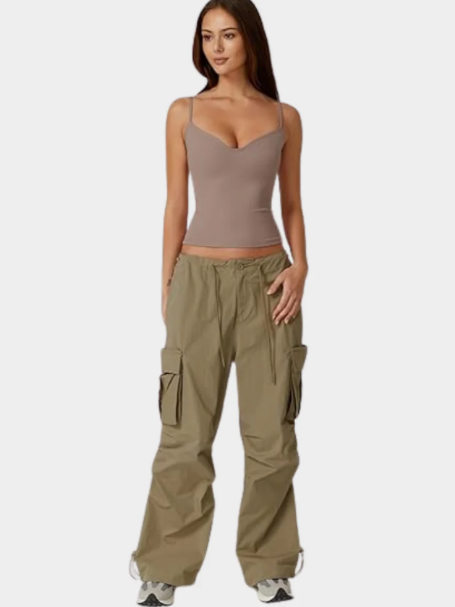 Spaghetti Strap V Neck Sleeveless Camisole - Image 8
