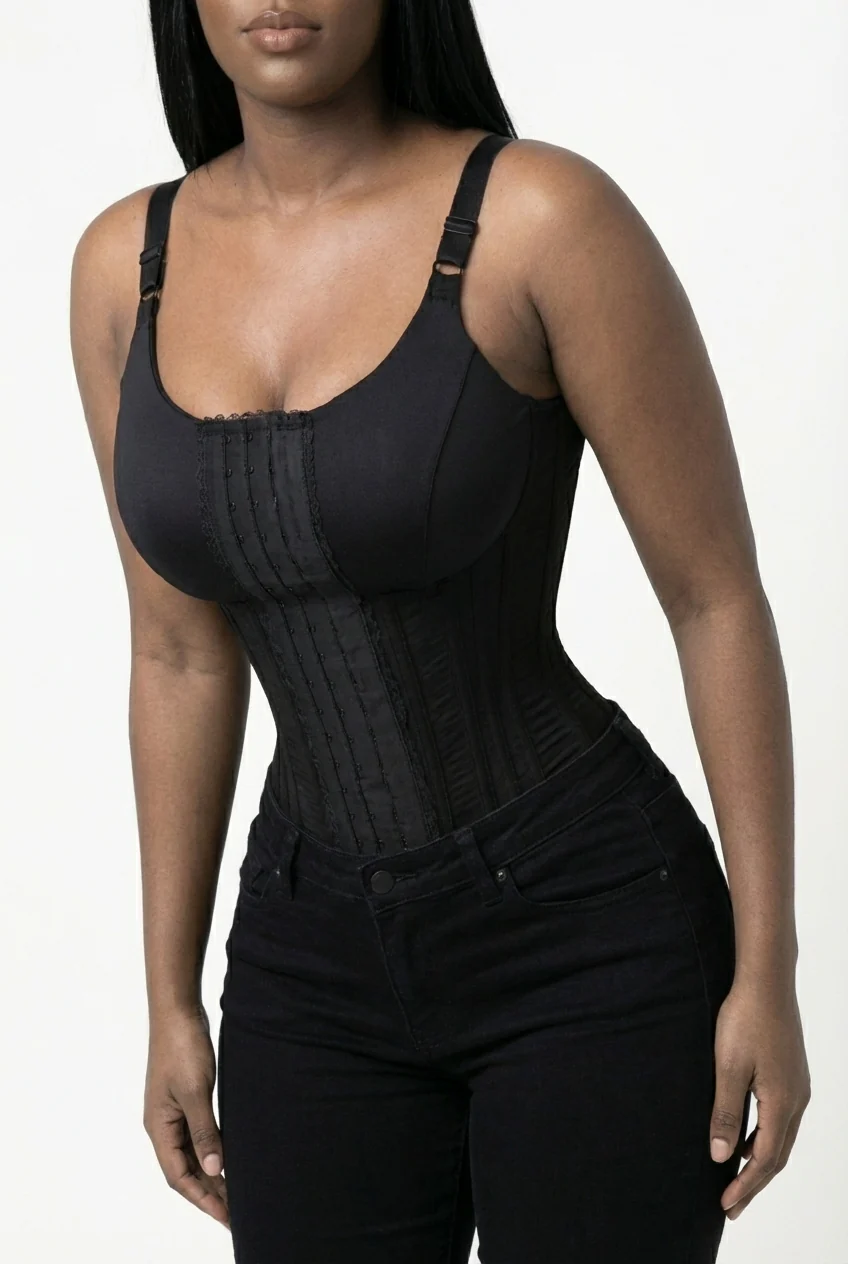 Steel Hourglass Compression Corset - Image 4