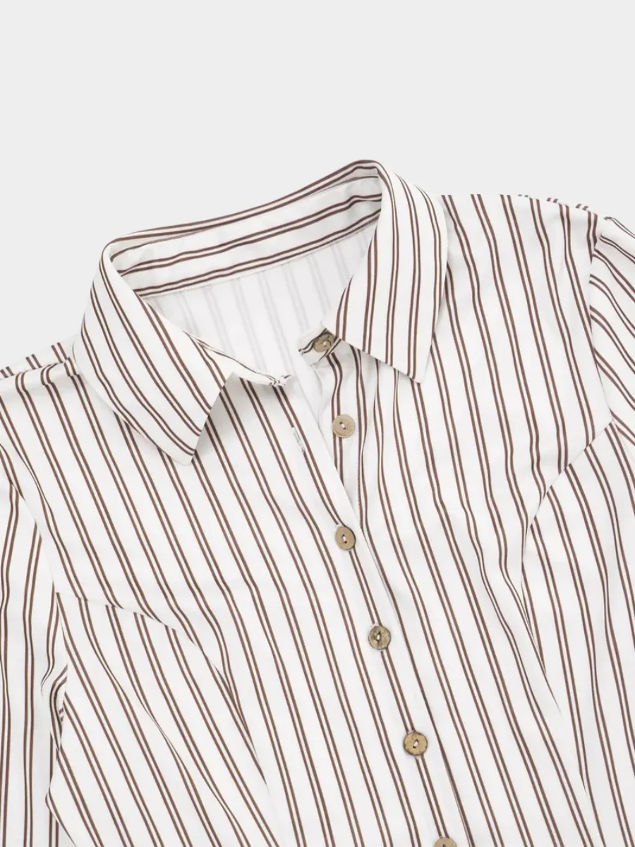 Striped Buttoned Set - Image 6