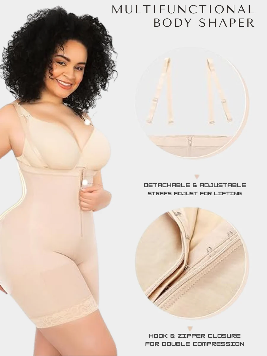 Tummy Compression Bodysuit Shaper With Butt Lifter Faja - Image 5