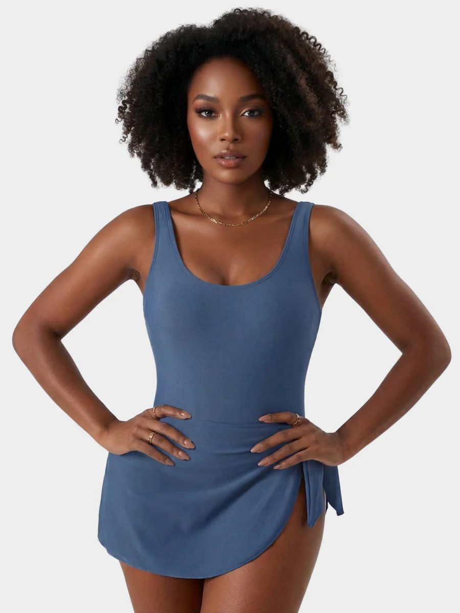 Tummy Control Swimdress - Image 2