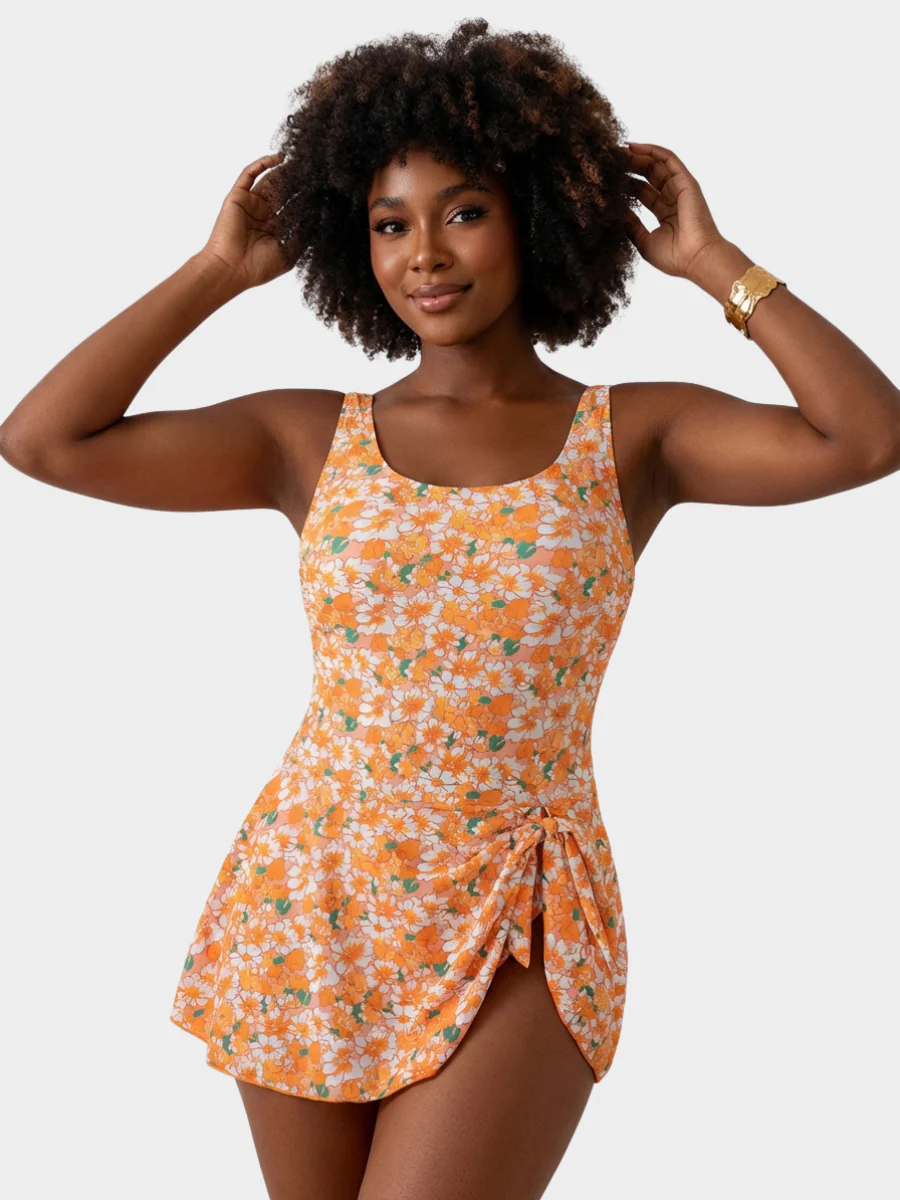 Tummy Control Swimdress - Image 4