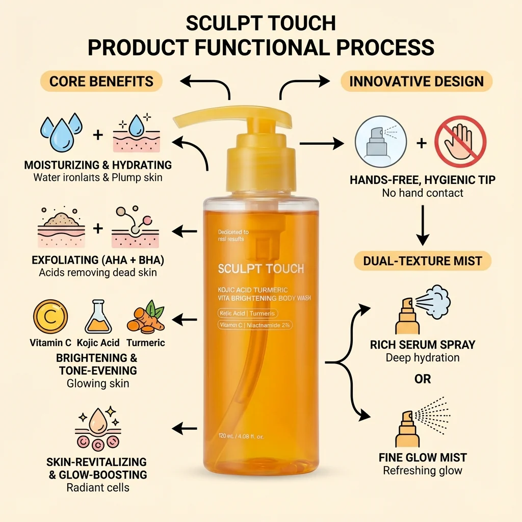 Turmeric Brightening Body Wash - Image 4