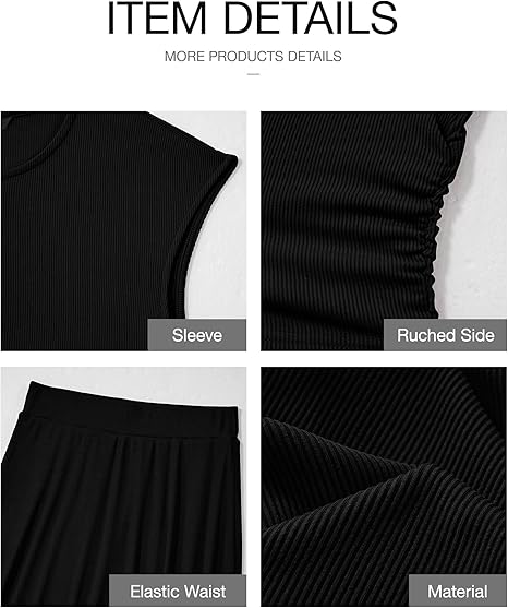 Two piece skirt elastic waist midi skirt - Image 10