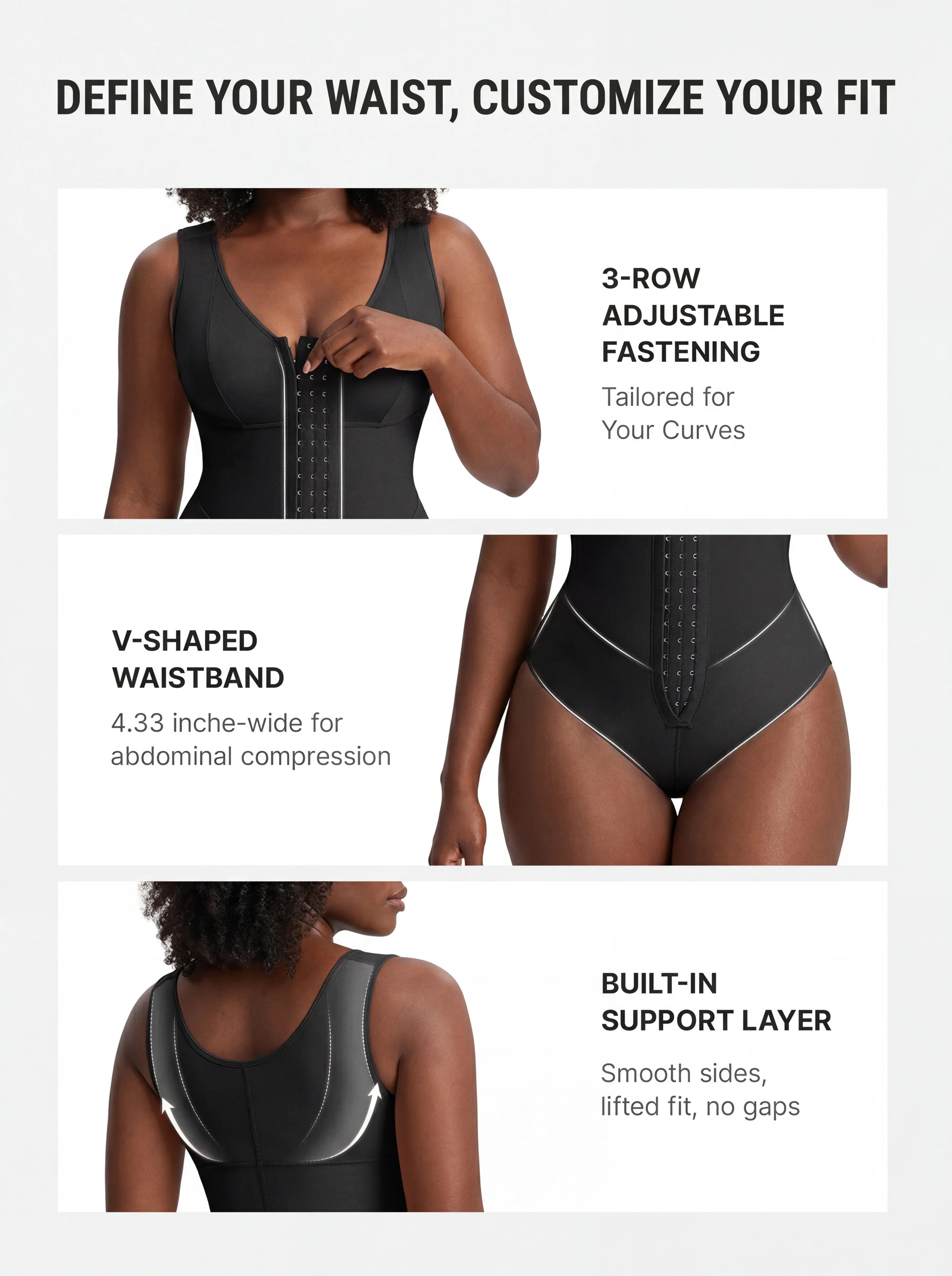 V-Curve Snatching Bodysuit - Image 6