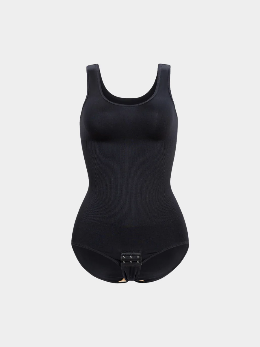 Women Seamless Round Neck Tummy Control Bodysuit - Image 6