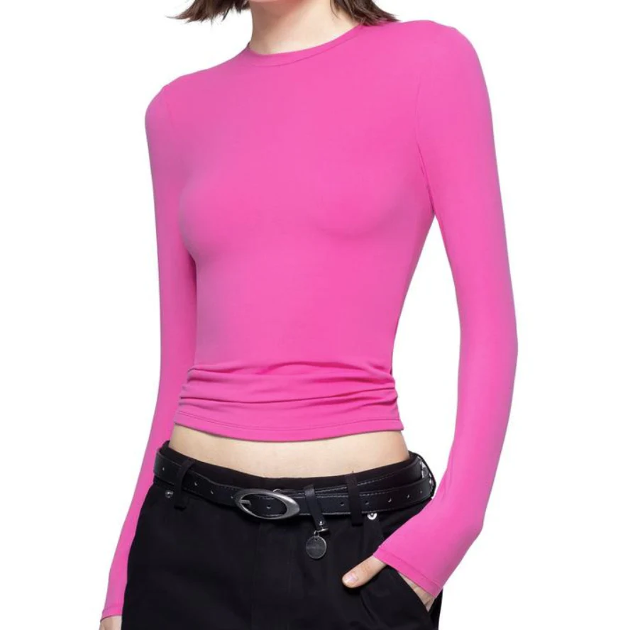 Women's Slim Fit Long Sleeve Compression Tee - Image 6