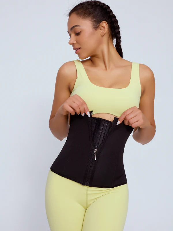 Zip & Breasted Body Shaper Tank Top - Image 2