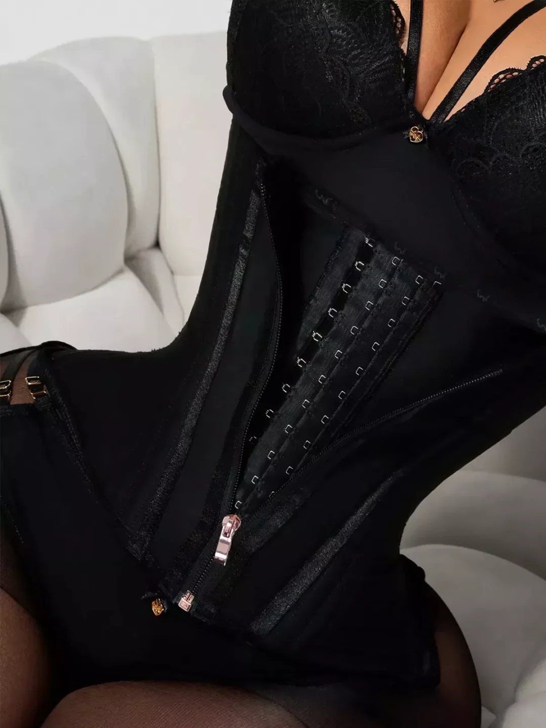 Zip & Breasted Body Shaper Tank Top - Image 8